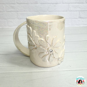 Iridescent Floral Art Mug