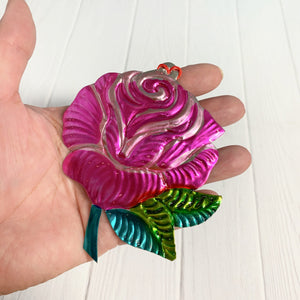 Tin Ornament - La Rosa