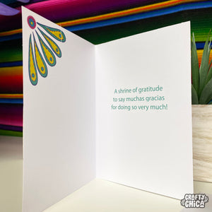 'Mucha Gracias' Greeting Card