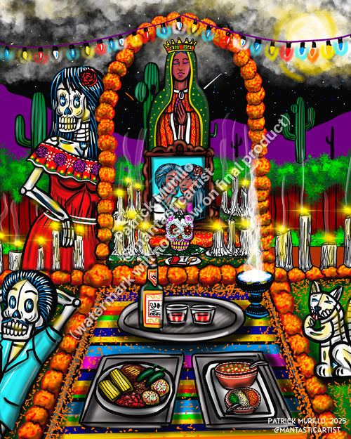 Muertos Art Print - La Ofrenda