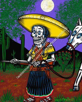 Muertos Art Print - La adelita eterna