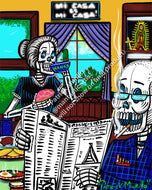 Muertos Art Print - Casa de abuela
