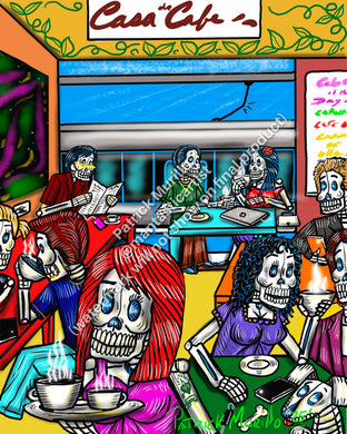 Muertos Art Print - Casa de Café