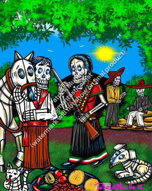 Muertos Art Print - Revolutionary Spirit
