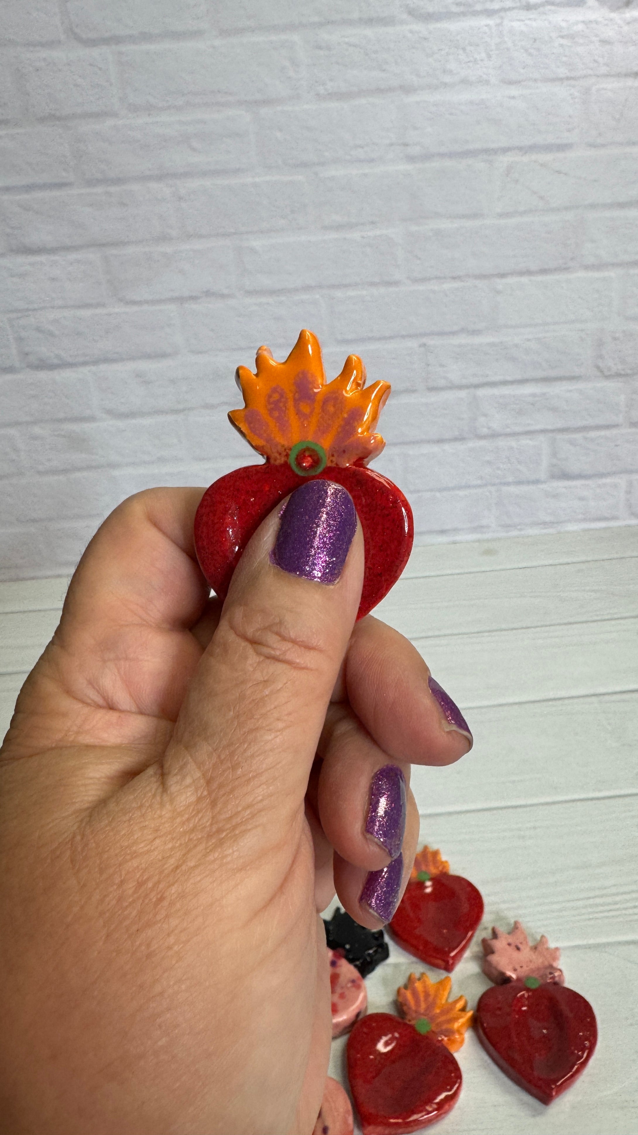 Ceramic love stones