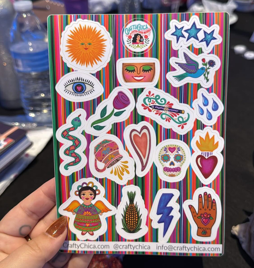 Art Journal Sticker Sheet