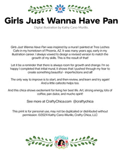 Art Print: Girls Just Wanna Have Pan