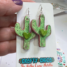 Ceramic Cactus Earrings