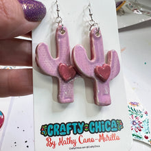 Ceramic Cactus Earrings