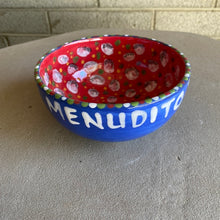 Handpainted bowl: Menudo time