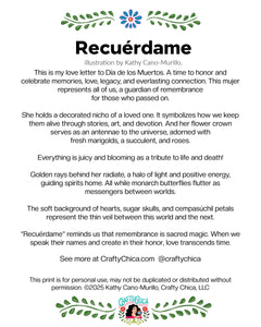ART PRINT: Recuérdame