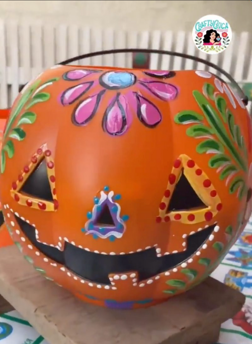 Online Class: Painted Mexi-Pumpkin + Earrings