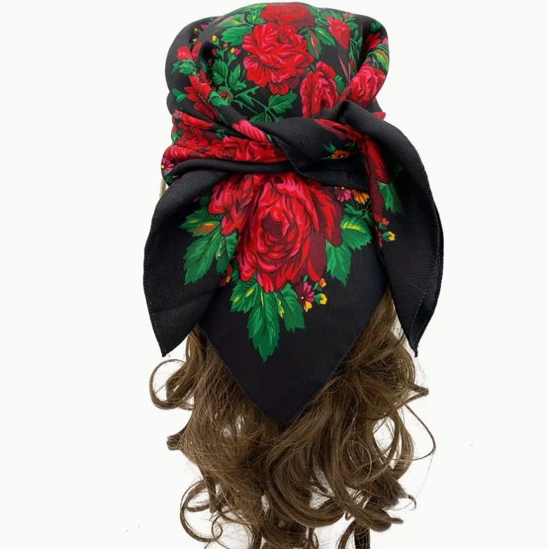 Jumbo Rose Scarf