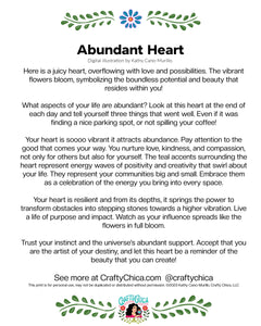 'Abundant Heart' Art Print