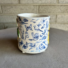 Handbuilt Planter: Floreciente Bluebird