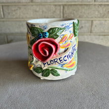 Handbuilt Planter: Floreciente Bluebird