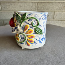 Handbuilt Planter: Floreciente Bluebird
