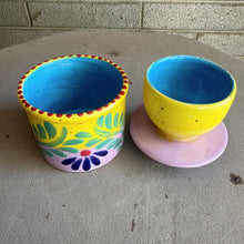 Floral Ceramic Butter Crock
