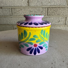 Floral Ceramic Butter Crock