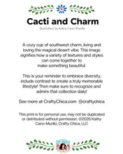 Art Print - Cacti and Charm