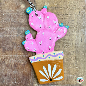 Prickly Pear Cactus Ornament