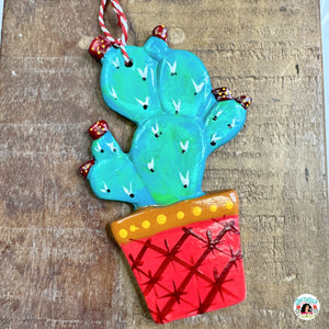 Prickly Pear Cactus Ornament