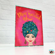 Set of 4 Crafty Chica Holiday Cards
