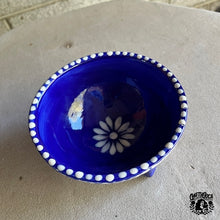 Salsa Bowl - Blue and cream