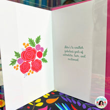 Floral Feliz Cumpleaños Greeting Card