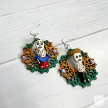 Radiant Love Day of the Dead Earrings