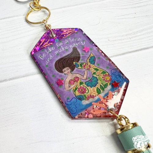 Mexi-Style Resin Beaded Bag Charms