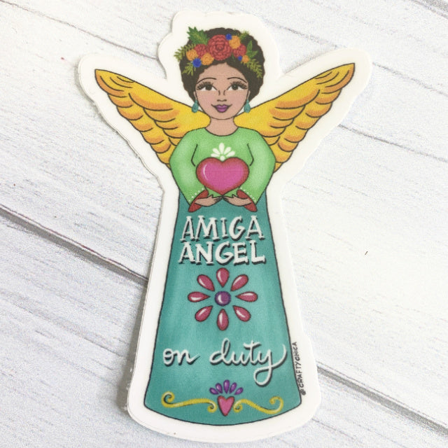 Amiga Angel on Duty sticker