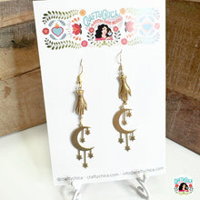 Touch of Magic Brass Earrings