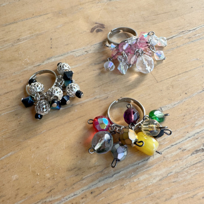 Set of 3: Friendship Charm Rings