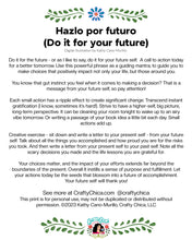 'Hazlo por tu Futuro' Art Print