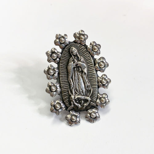 Handmade Virgin of Guadalupe Ring