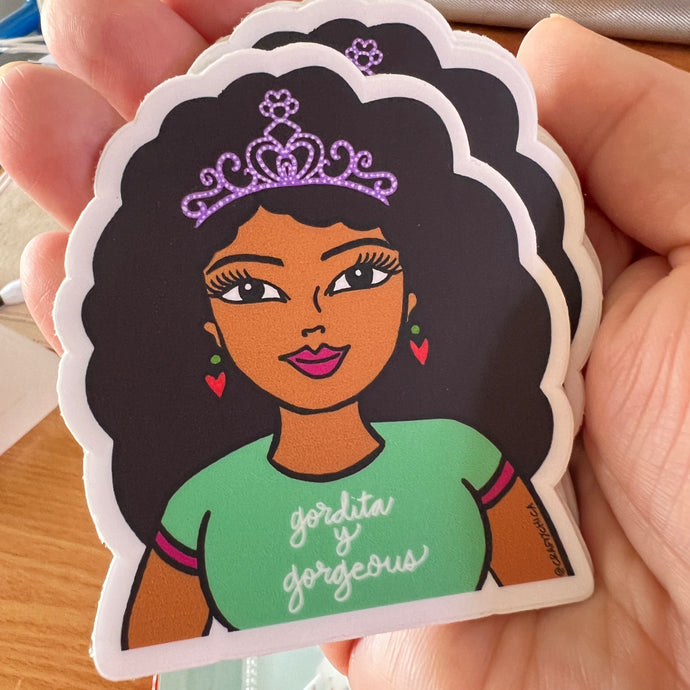 Gordita y Gorgeous Sticker