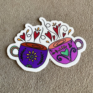 Café de amor sticker
