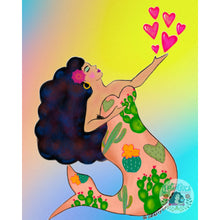 Sirena de Amor Art Print