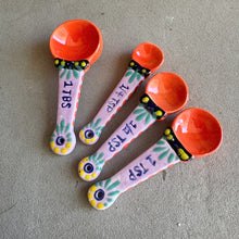 Handpainted Ceramic Measuring Spoon Set