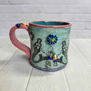 Handbuilt Mug: Mermaid Charm