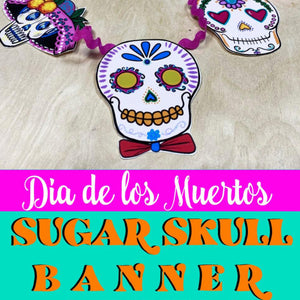 PDF File: Día de Muertos Banner Kit