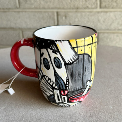 El Perro hand painted mug