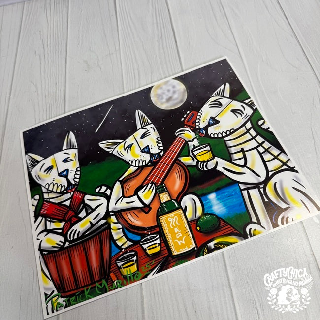 Muertos Art Print - Tres Gatos
