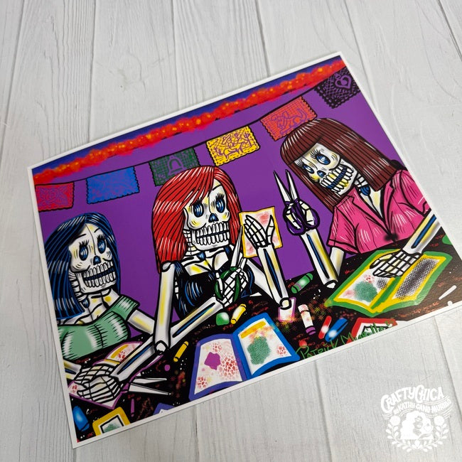 Muertos Art Print - Junk Journal Club