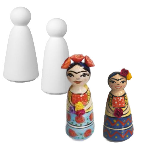 Blank Peg People - Ceramic