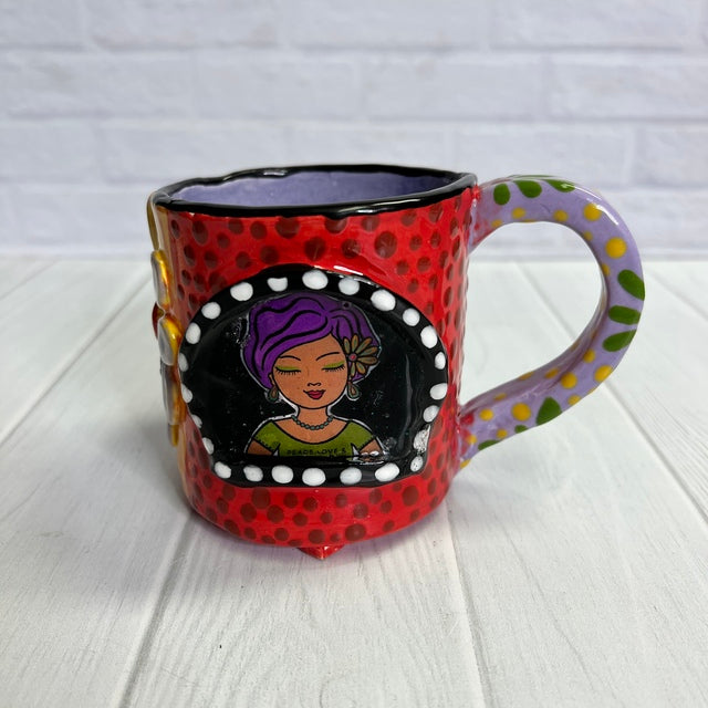 Handbuilt Mug: Bloom and Shine