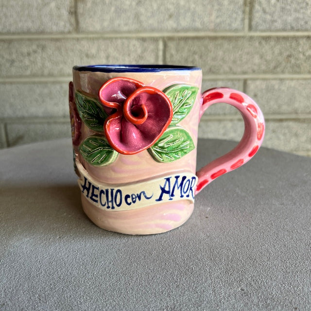 Handbuilt Mug: Hecho con amor