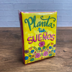 'Planta tus suenos' Chunky Canvas Print