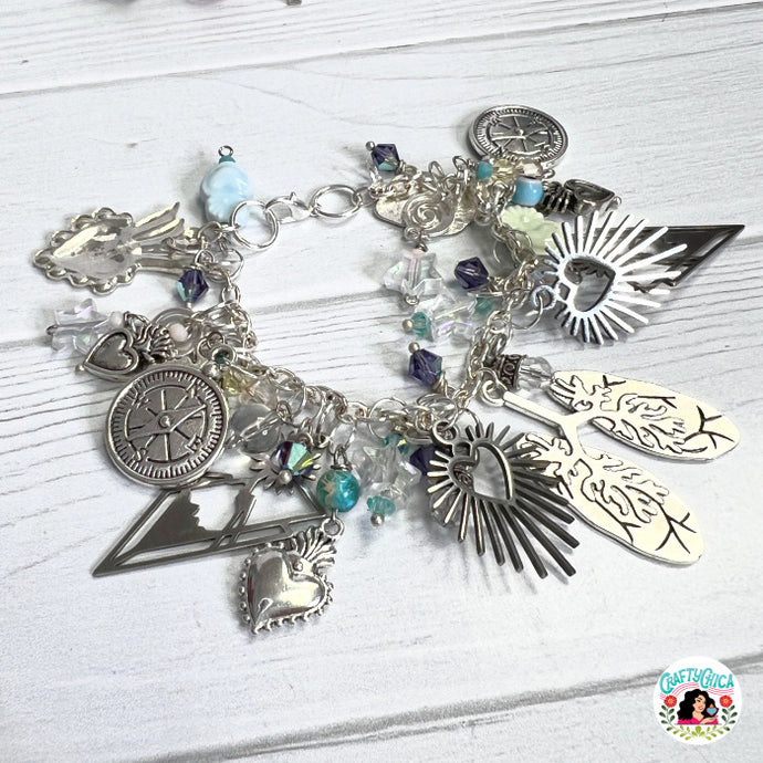 Divine Love + Protection Charm Bracelet
